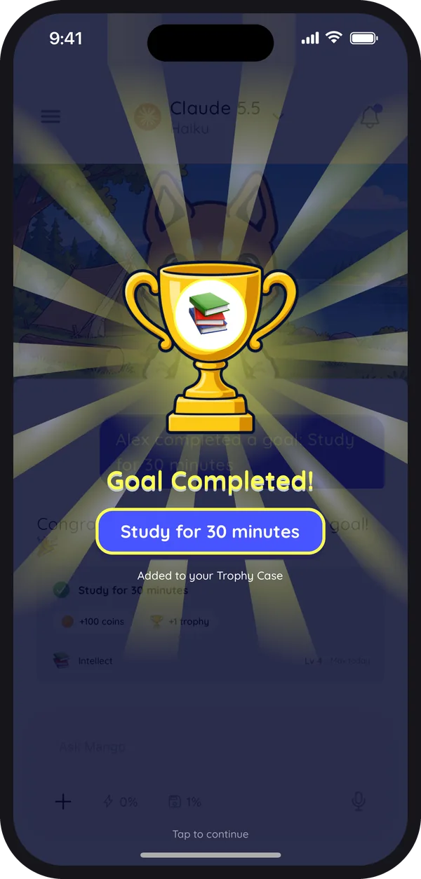 Get Rewarded for Completing Goals